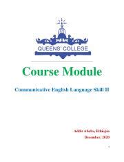 The module focuses on listening and reading skills and. . Ethiopian communicative english language skills 1 teacher guide pdf